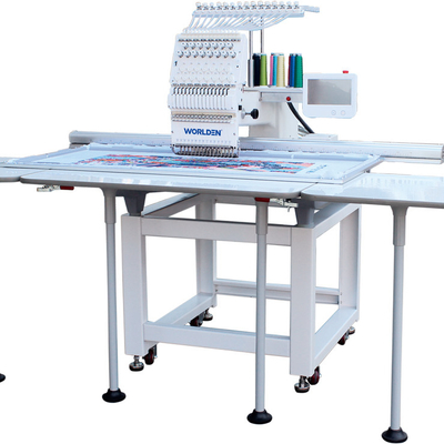 Aghi di area 15 del ricamo testa CALDA di VENDITA di WD-1501L i grandi della singola hanno automatizzato la macchina per cucire del ricamo piano del cappuccio