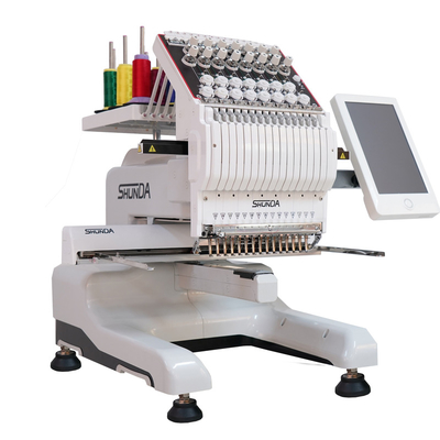 Singola macchina del ricamo automatizzata del ricamo di Mini Family della testa macchina calda da vendere